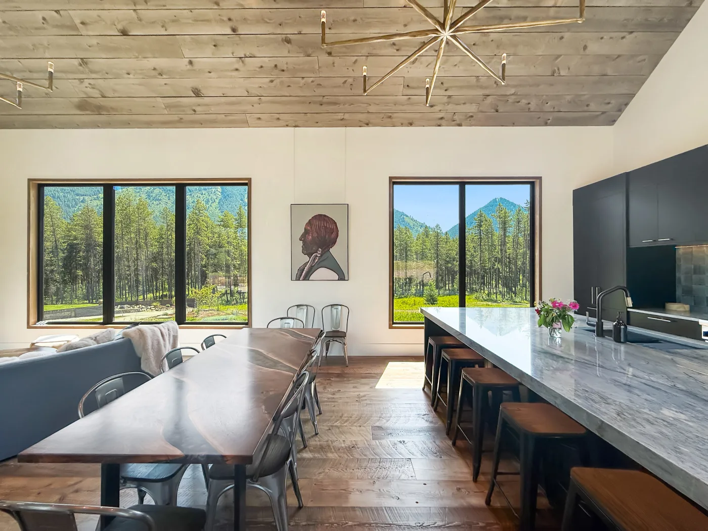The Gallery shared living space at Halfmoon Camp
