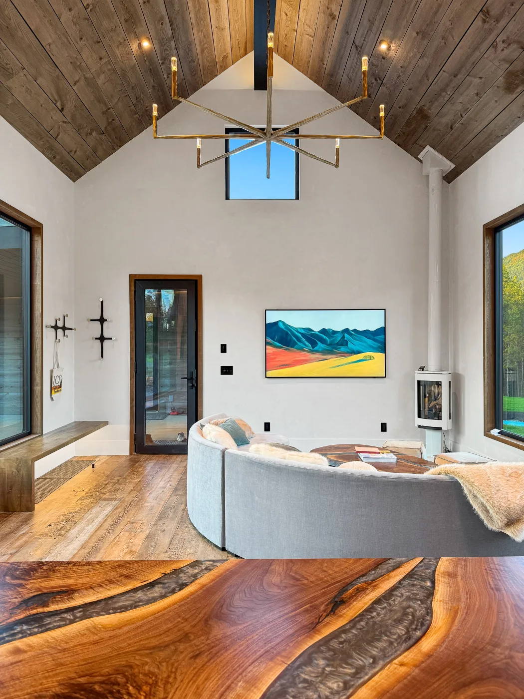 Interior of the Gallery shared space at Halfmoon Camp