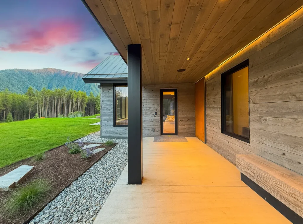 A shared living space at Halfmoon Camp