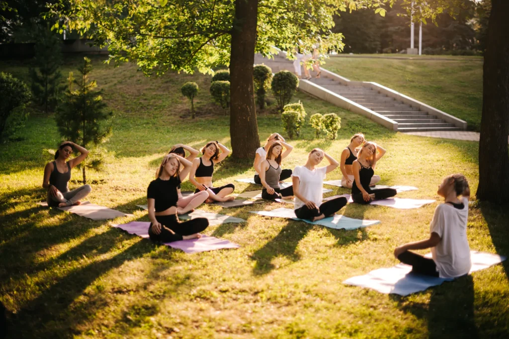 A corporate meeting or retreat at Halfmoon Camp